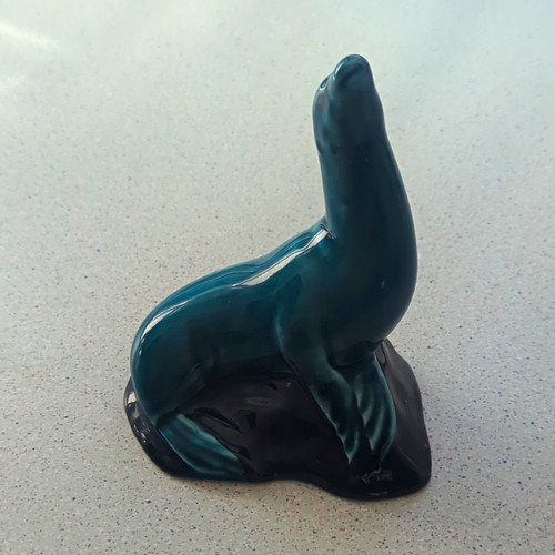 Poole ceramic seal figurine - poole,