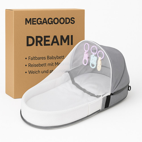 Foldable baby cot travel - baby,