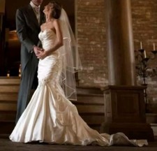 Maggie Sottero 'Sydney' wedding dress + hoop