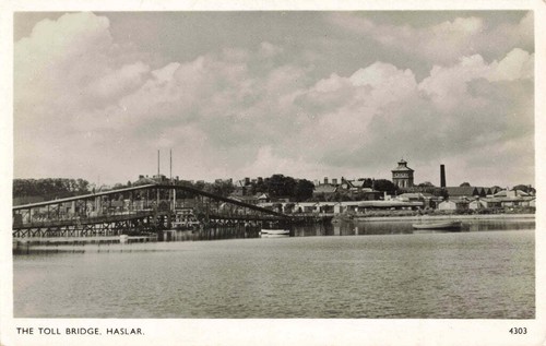 The toll bridge haslar - bridge,,
