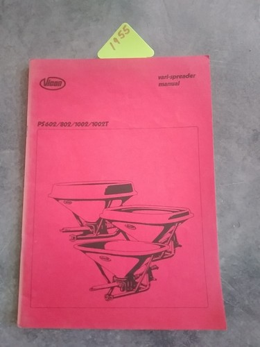 Vicon spreader manual 602 - ps,