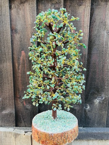 Crystal tree green jade - tree,
