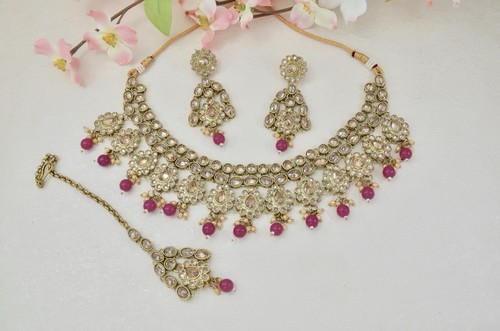 Indian gold plated polki - indian,