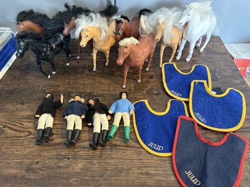Vintage horse collection - vintage, and