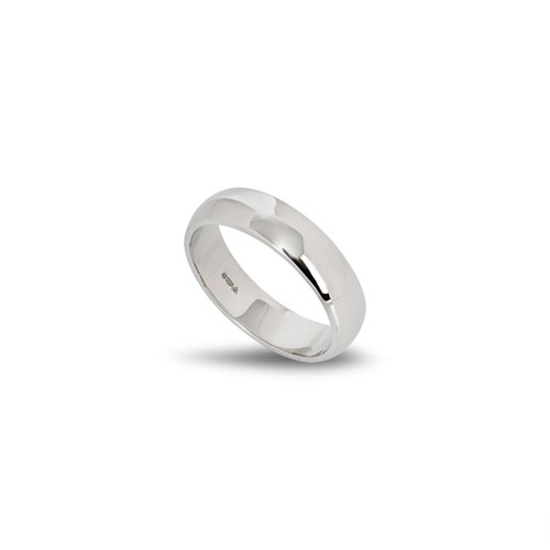 Platinum 5mm wedding band - wedding, size