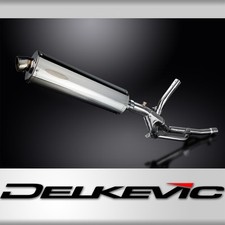 Suzuki DL650 V-Strom 2017-2023 450mm Oval Stainless Exhaust Silencer Can Kit