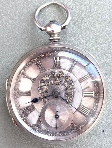 Silver fusee pocket - silver,