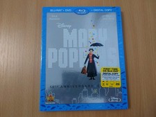 Mary Poppins 50th Anniversary Edition DVD/Blu-ray 1964) US import OOP SLIPCOVER 