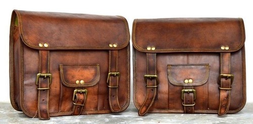 Vintage brown goat leather - vintage,