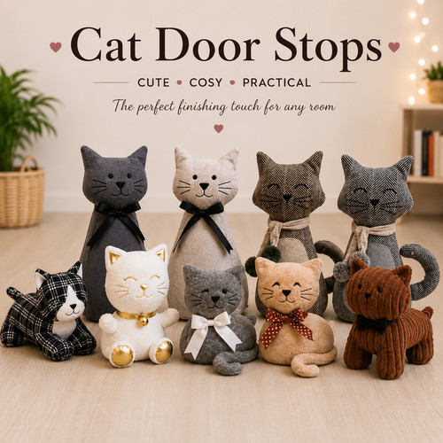 Cat door stop weighted - door,