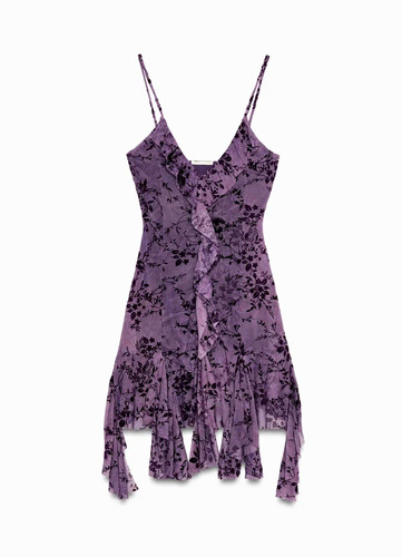 Zara flocked tulle mini - zara,