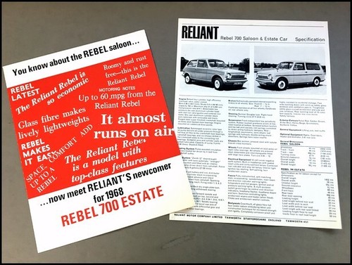 1968 reliant rebel 700 - 1968,
