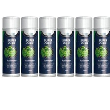 Bond it Superglue Activator Accelerator Cyanoacrylate Spray 200ml x 6