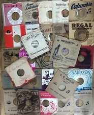 Vintage record sleeves, mixed, 1920s-1950s, all included, good collection