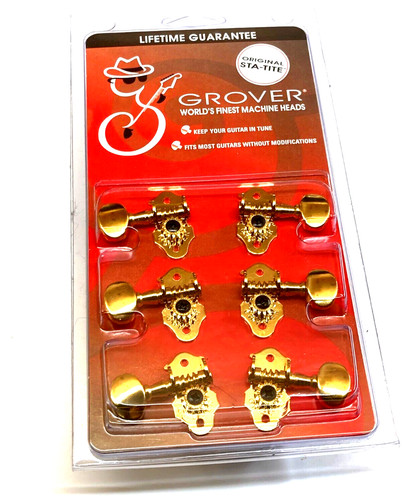 Grover gold round button - grover,