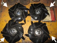 Vauxhall Corsa E 2017 Limited Edition Alloy Wheel Centre cap HUB Caps Black OEM