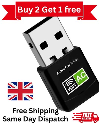 600mbps usb wifi adapter - usb, dual