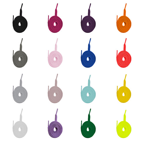 Flat shoe laces premium - flat,