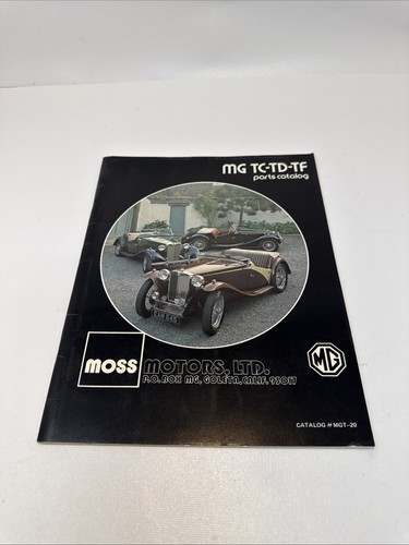 Moss motors tf parts - mg, tc-td-tf
