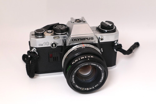 Olympus om10 with zuiko 50mm - olympus,