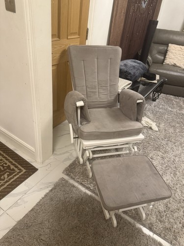 Nursing chair and footstool - nursing,