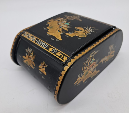 Antique black gold lacquer - antique,