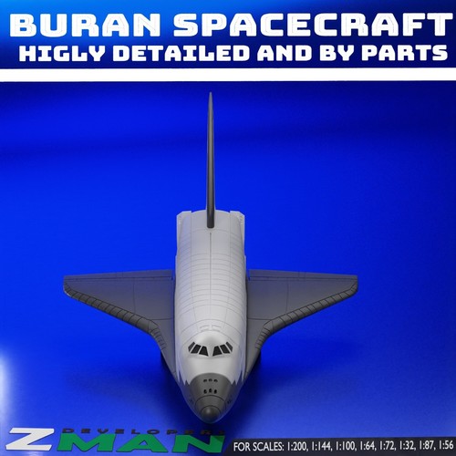 Buran spacecraft - 1/72,