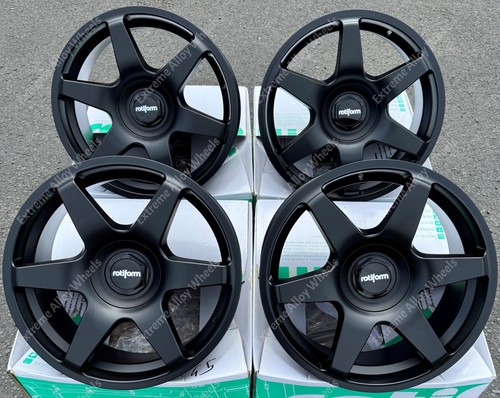 Black six alloy wheels - 19",
