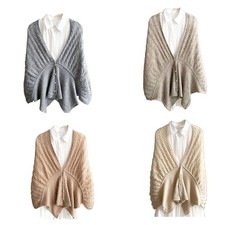 Batwing Shawl For Women Open
