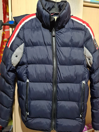 Napapijri men blue hooded - napapijri,