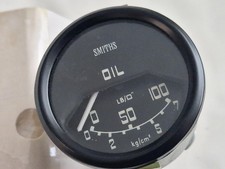 LAND ROVER SERIES IIA & III SMITHS NOS OIL PRESSURE GAUGE (PRC1064, 589137)