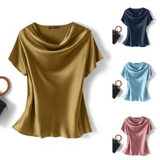 Satin Silky Ladies Shirt