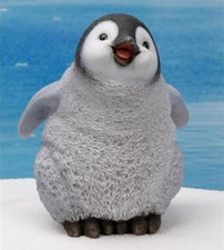 Baby Penguin  Resin, plaster