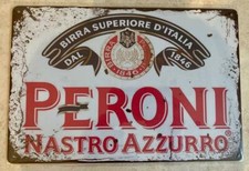 PERONI BEER METAL PLAQUE SIGN