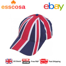 Classic Union Jack Baseball Cap - Adjustable Adult Size 58/59cm