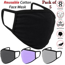 5X Cotton Face Mask Protective