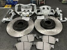 VW TRANSPORTER T5 T6 BIG BRAKE CONVERSION DRILLED GROOVED CALIPER KIT 340mm