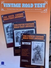 Vintage Road Test Volume 2 Journal Issues 4,5,6 Reprinted Motorcycles
