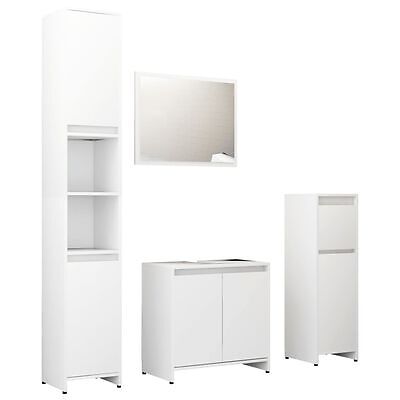 Set matt white - 4,