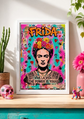 Frida kahlo graffiti - graffiti, mr