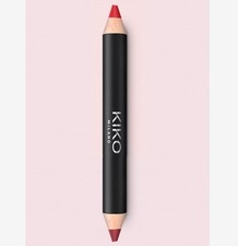 Kiko Milano Lip Liner DUO Make up Pencil (Dark Red  & Light Red) 2 in 1!