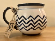 SOCCA Ceramic Mug Cup Navy
