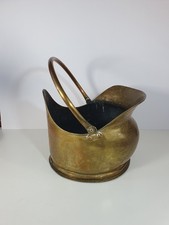 Antique Solid Brass Coal Log