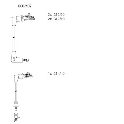 Ignition cable kit fits - cable, austin