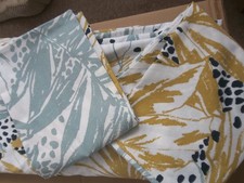 M&S Reversible Double Duvet Bedset with 2 Pillowcases Tropical Print - New