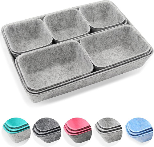 Desk drawer organiser trays - drawer, 8