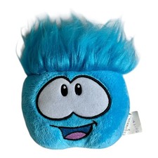 Disney Puffle Club Penguin Blue Soft Toy Plush Beanie Small 5” Jakks Pacific