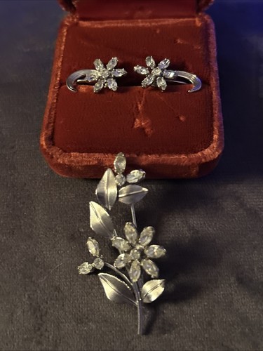 Vintage krementz brooch and - vintage,