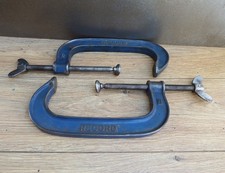 x2 Record G Clamps 8in - good