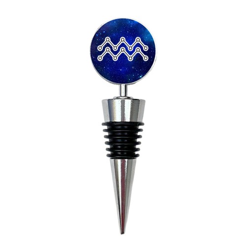Aquarius wine bottle - stopper, |